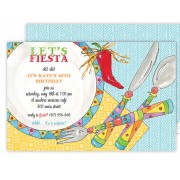 Fiesta Invitations, Fiesta Plate, Rosanne Beck